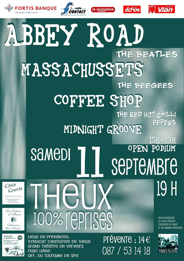 Concert Abbey Road – Massachussetts – Coffee Shop – Midnight Groove